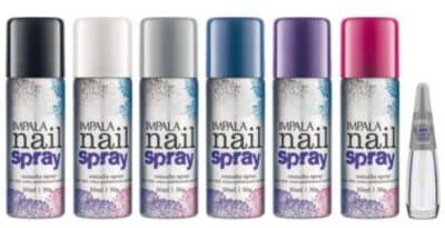 Esmaltes em Spray: Coleção Nail Spray Impala