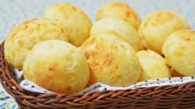 Pão de queijo light